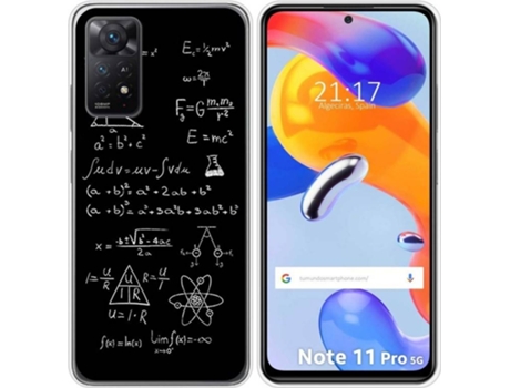 Carcasa Xiaomi Redmi Note 11 Pro TUMUNDOSMARTPHONE Dibujos Formulas Multicolor