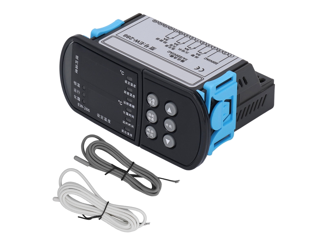 Controlador De Temperatura Digital Termorregulador Switch Para Aquecimento E Resfriamento Com Sonda E Alarme Ac220v