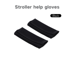 2 Protectores Antideslizantes Para El Manillar Del Cochecito De Bebé - Negro