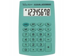 Calculadora Vector Kav Vc 210 Gn de plástico verde
