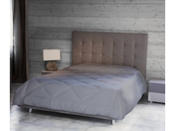 Colcha HOMEMANIA Quilt Kevin Gris (260 x 250 cm)
