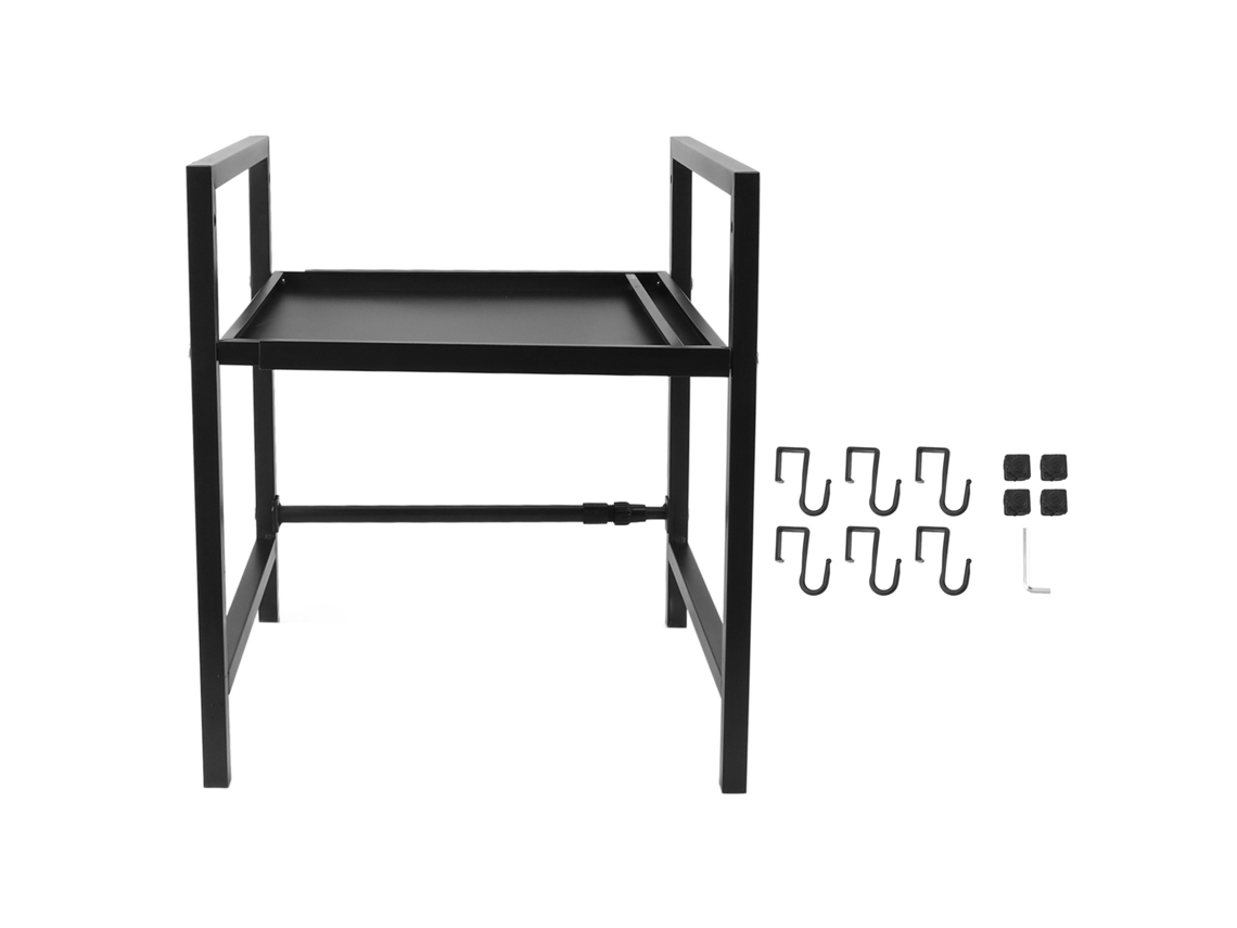 Rejilla Para Horno Microondas De Acero Al Carbono Extensible, Estante Para Utensilios De Cocina Para El Hogar, De Una Sola Capa