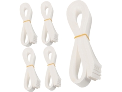 Correas Blancas Para Bancos, 36 Cm, Paquete De 200 Unidades. Organizador De Efectivo. Correas Flexibles Y