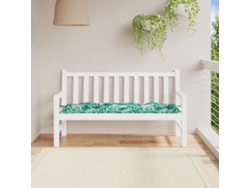 Cojín grande para banco de jardín HARLANV1, 120x50x4 cm, tela Oxford roja.