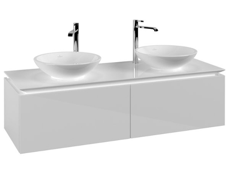 Mueble de tocador Villeroy &amp Boch Legato B591 1400x380x500mm 2 lavabos