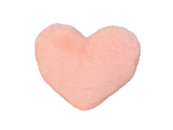 Cojín Corazón - Peluche Imitación Piel De Conejo
