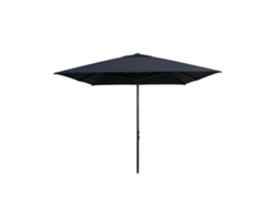 Sombrilla de exterior Sardigna 300x300 negra Garbar