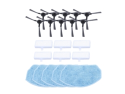 Repuestos Para Aspiradora Robot: Filtros, Paños De Limpieza Y Cepillos Laterales Para Zcwa Onson Mamnv Br150 Br151