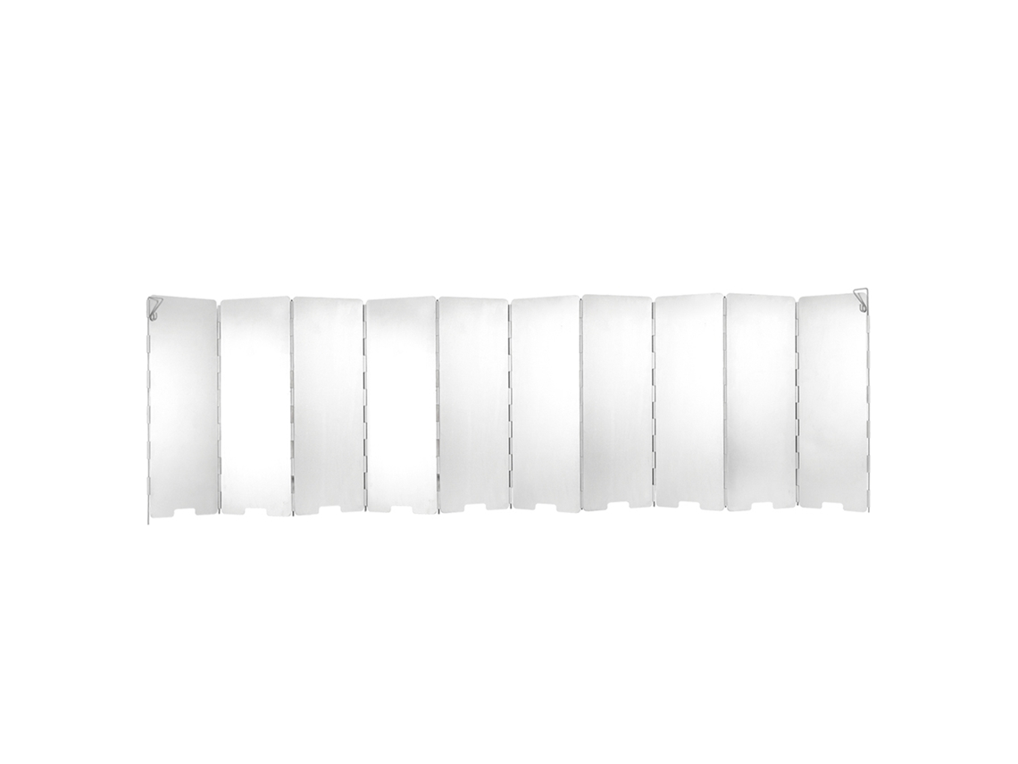 Paravientos Plegable Para Hornilla De Gas De Camping De 10 Quemadores Con Bolsa De Almacenamiento.