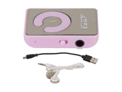 Mini reproductor MP3 portátil y ligero con ranura para tarjeta de memoria para uso escolar diario