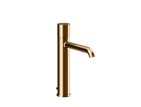 Mezclador monomando para lavabo Gessi Habito, con caño, con descarga de emergencia, proyección de 164 mm, UNITO, 70005