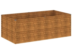 Jardinera VIDAXL de Acero Corten (196X100X69 cm)