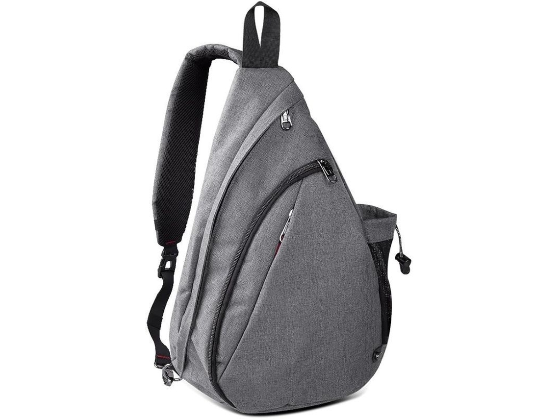 Mochila cruzada modelo 2026 para hombre y mujer, ideal para uso urbano, viajes y actividades al aire libre, con bolsillo antirrobo y portavasos.