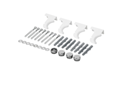 Soporte para radiadores de baño ECD Germany - Blanco LUXEBATH