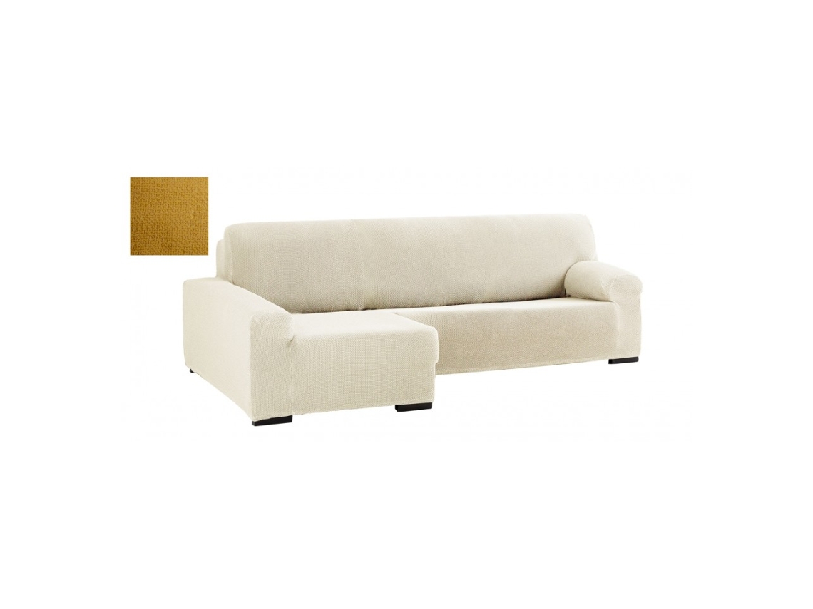 Funda Chaise Longue Bielástica Lisa de Jacquard Ef