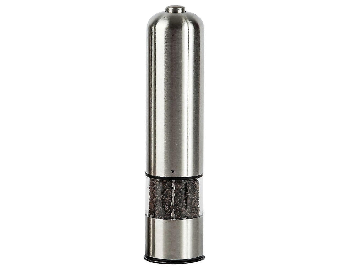Molinillo de sal y pimienta eléctrico con pilas, molinillo de sal y pimienta de acero inoxidable de Rosewell