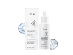 Loción protectora solar ligera, de alta protección y fácil aplicación.
