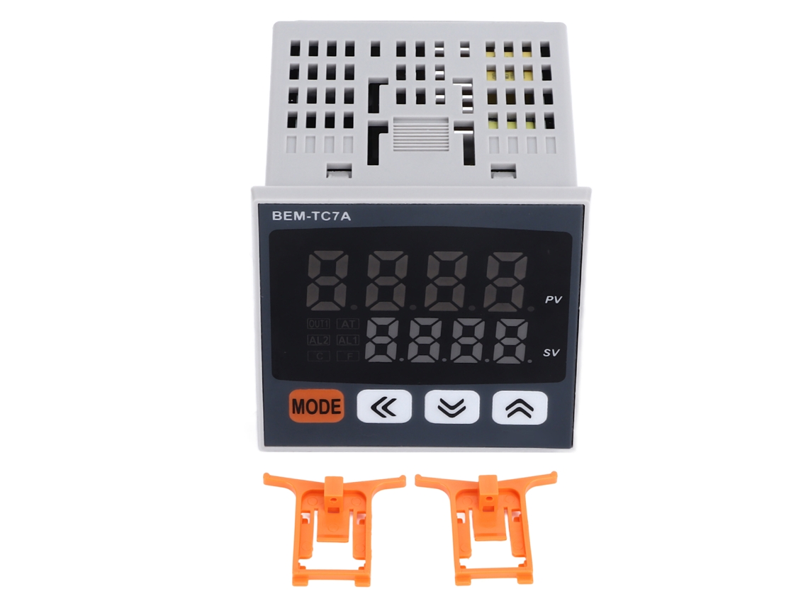 Controlador de temperatura PID de 72 x 72 mm con pantalla digital, termostato inteligente, CA 100-240 V