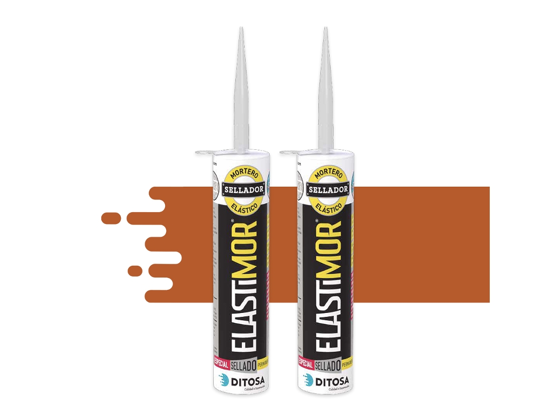 ELASTIMOR Mortero Sellador, Cemento Express, Impermeable, para encintados, llagueados, sellados, rejunteados, reparaciones DITOSA CALIDAD E INNOVACION