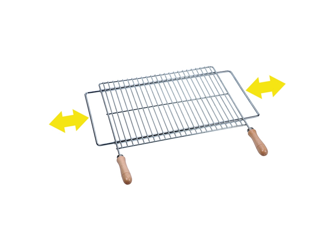 Parrilla extensible Sauvic de acero inoxidable 600x400