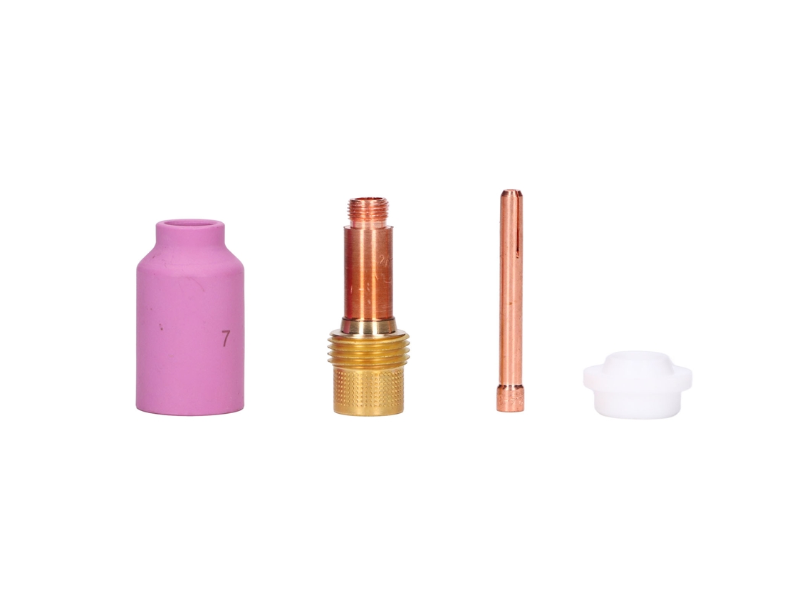 Kit De Piezas Para Soldadura Tig: Boquilla De Cerámica, Chaleco De Electrodo, Juntas, Conector De Antorcha Wp17 18 26
