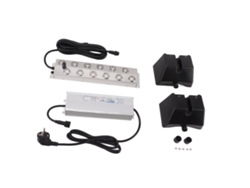 Nebulizador ultrasónico de 400 W, 12 cabezales, IP67, resistente al agua, para decoración de jardines, rocas, peceras, paisajismo, enchufe UE 220 V