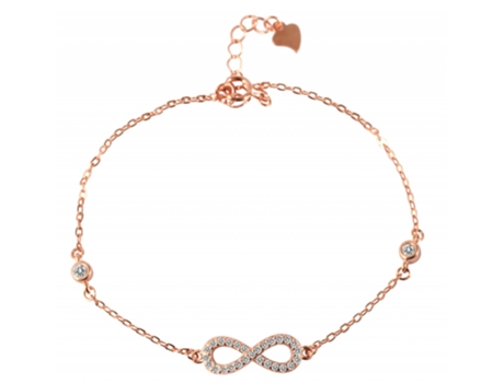 Pulsera Infinito en Plata de Ley 925 Dalal con Circonias Bañada en Rodio