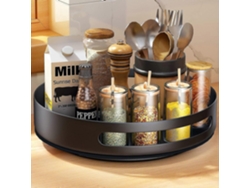 Estante De Especias Rotatorio De Metal Para Armarios, Mesadas, Closets, Cocina O Mesas De Despensa