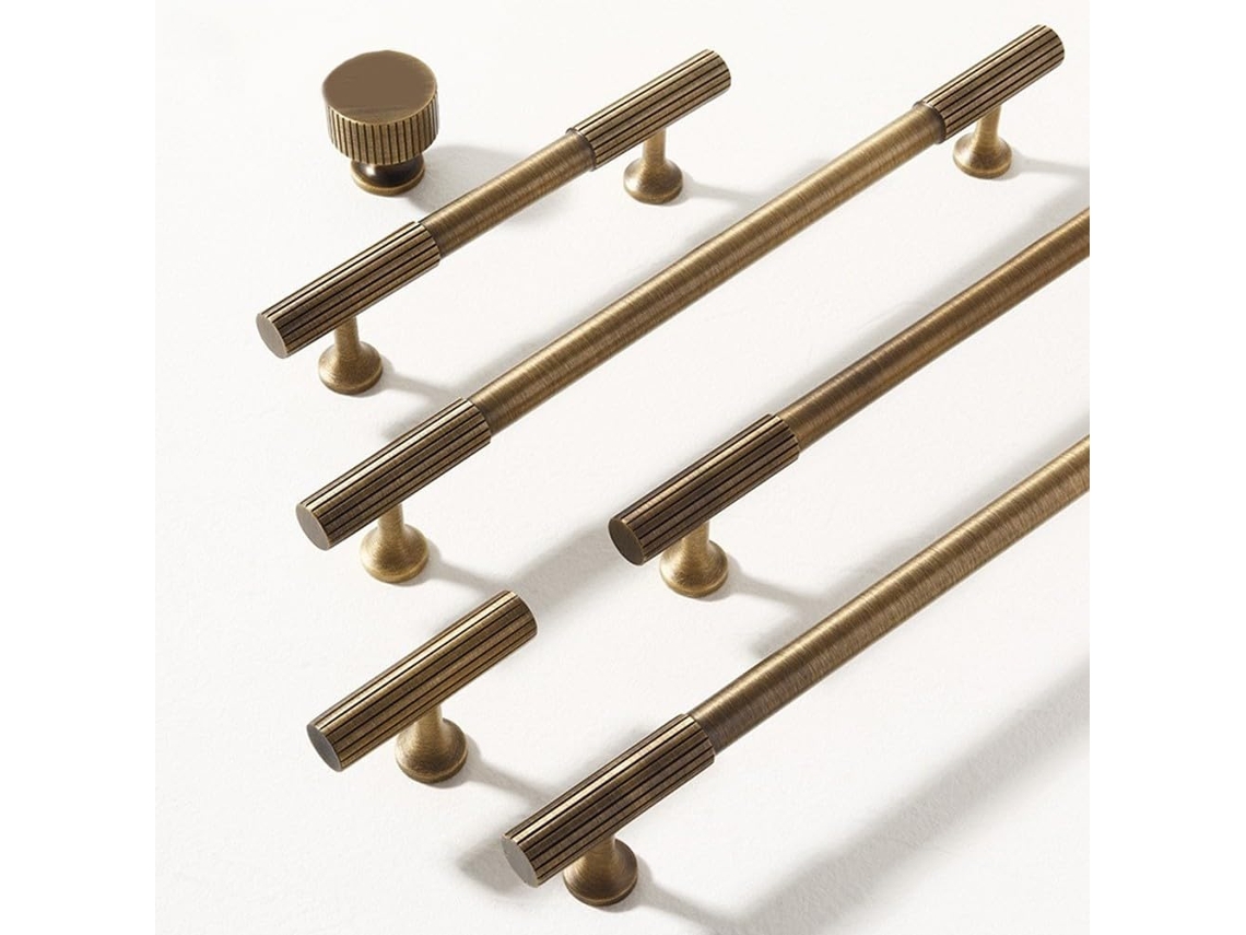 Tiradores Para Armarios Whychstore De 50 Mm 224 Mm, Fácil Instalación, Duradero, Latón, Elegante