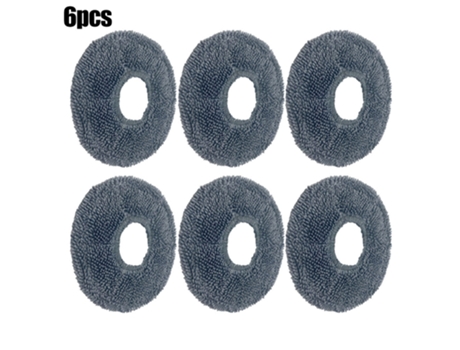 6 piezas de fregonas para Ecovacs Deebot N9 N9 piezas de Robot aspirador con paño de mopa de microfibra aspiradora piezas de limpieza del hogar