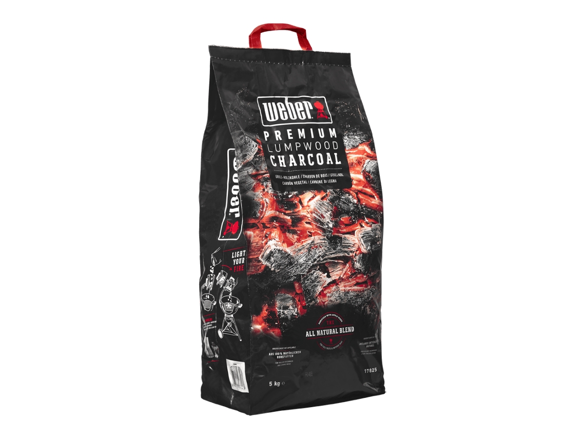 WEBER Premium Charcoal - Bolsa de 10 kg