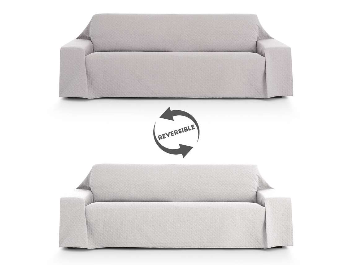 Cubre sofá EYSA SILVER Gris claro 400 x 270 cm Reversible
