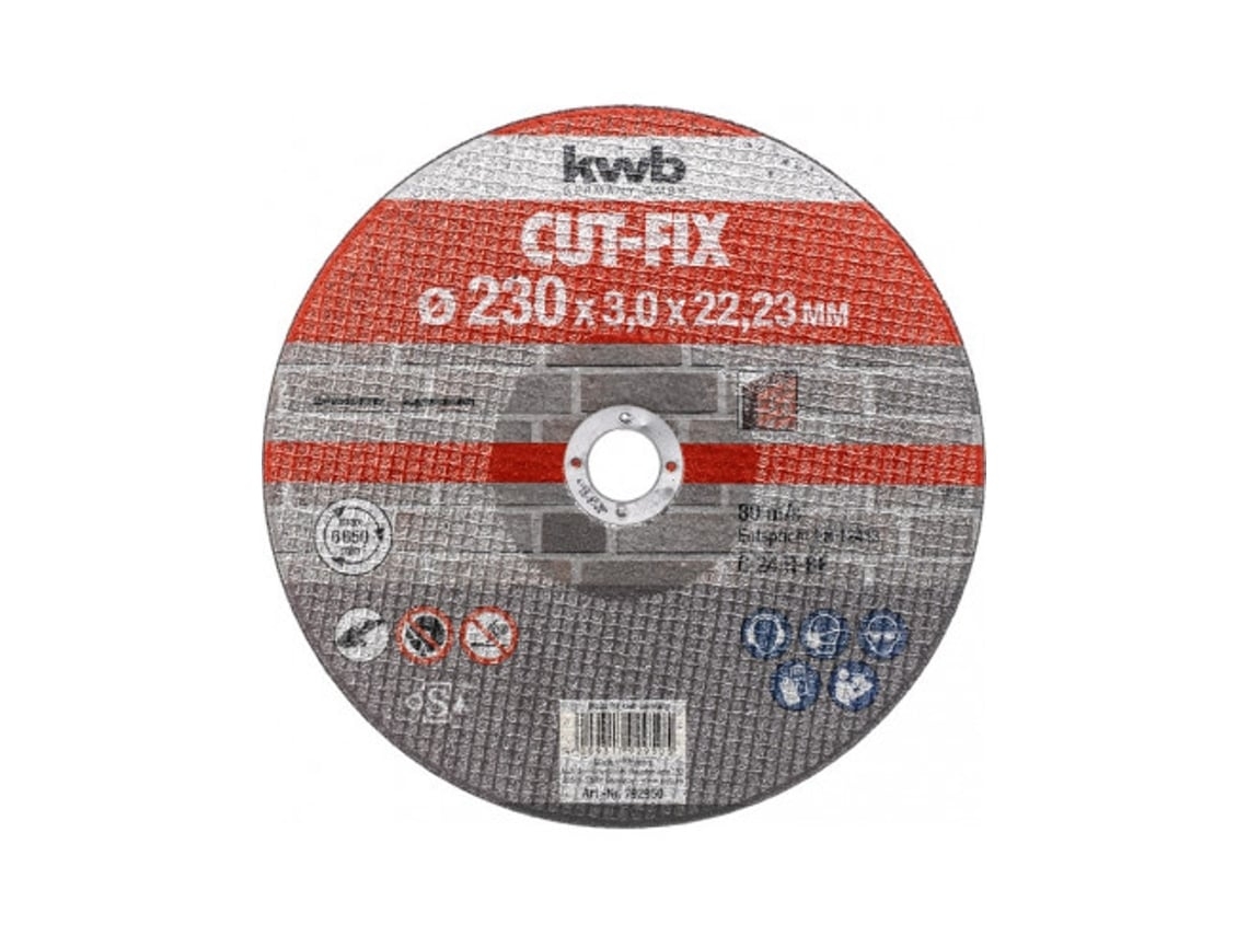 Disco Corte Cut-Fix,Piedra 230X3X22Mm KWB