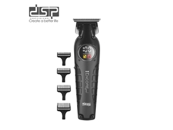 (preto Usb Recarregável) Led Digital Display Elétrico Pusher Cutter Barbearia De Aço Inoxidável Gravura Sem Cabelo Preso