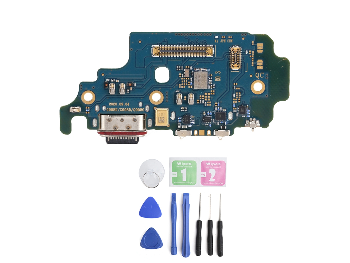 Placa Del Puerto De Carga Con Herramientas Para Samsung S21 Ultra 5g G998u G998d G9980