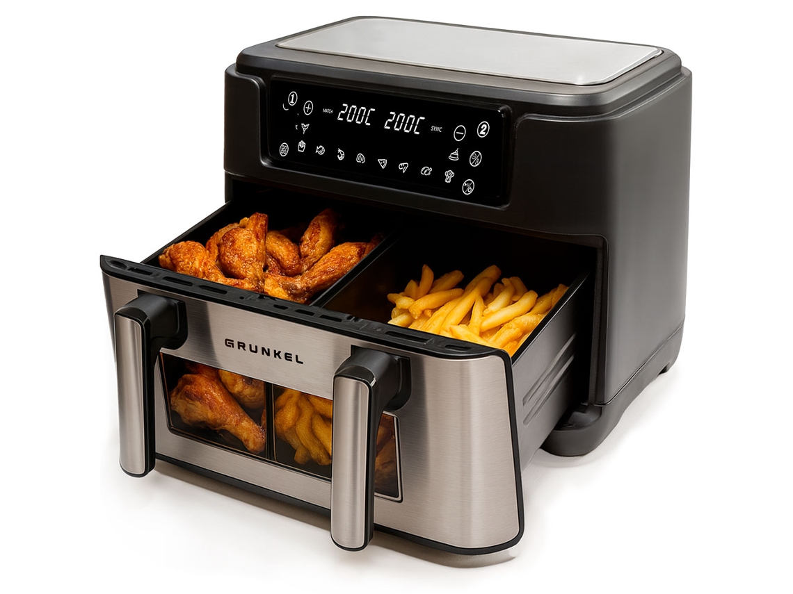 Freidora de aire Dualflexifryer 10 LY 2800w Grunkel