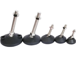 Pie De Soporte Antideslizante Ajustable Activo/fijo Para Muebles M8/m16/m20 (d100xm) 20x150mm
