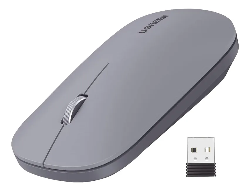 Ratón inalámbrico ultrafino Ugreen gris 90373vayotoy