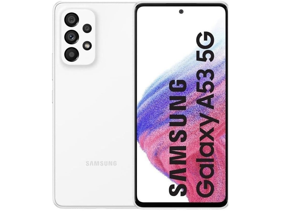Samsung Galaxy A53 5g (Reacondicionado, Marcas mínimas, 256 GB, Blanco)