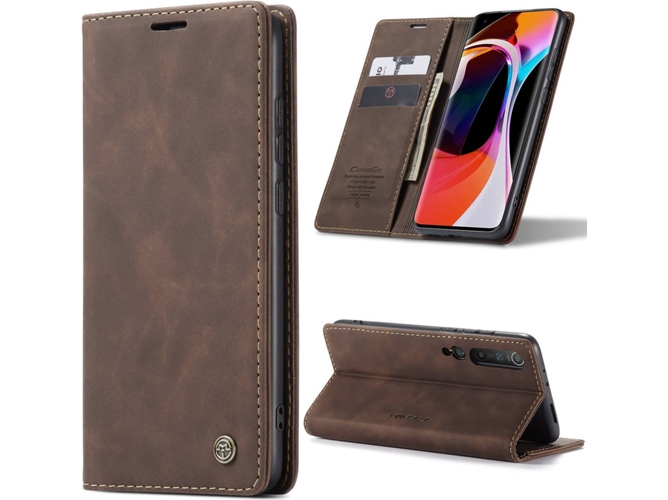 Funda Xiaomi Mi 10 Pro CASEME Libro Elite Marrón
