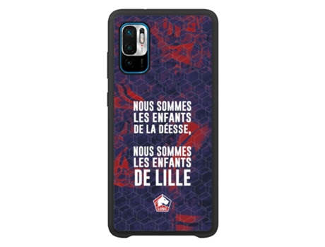 Funda Móvil Note Cn Oficial Lille Fc para Xiaomi Redmi Note 10 5G Cn PHONECASES3D Piel Sintética Negro
