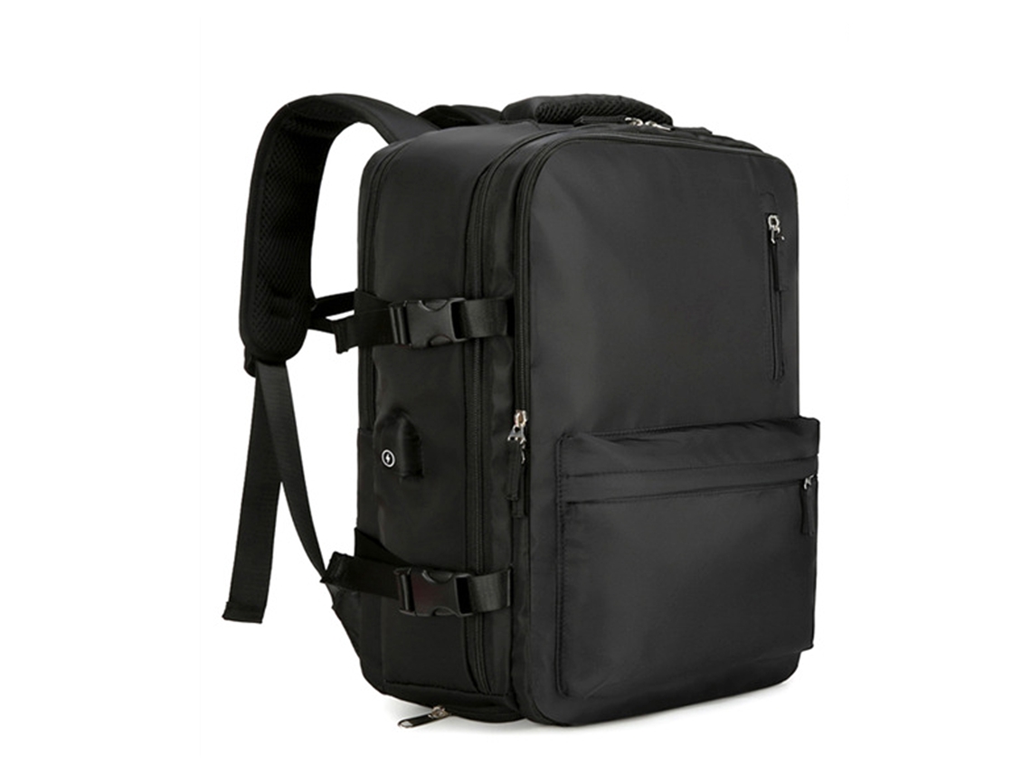 Mochila De Viaje De Gran Capacidad Con Puerto Usb Y Compartimento Para Zapatos, Mochila Para Portátil Para Uso En Exteriores.