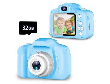 Camaras Compactas VIGA EUROPE X2 2 Pulgadas 13Mp Regalo Niños 32G Azul