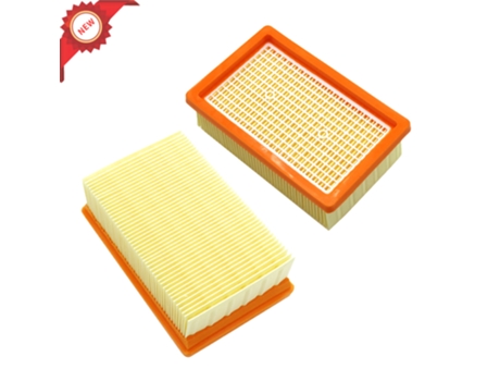 Filtro plisado plano para Karcher Mv4 Mv5 Mv6 Wd4 Wd5 Wd6 piezas de aspiradora húmeda y seca #2.863-005,0 filtros Hepa