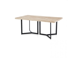 Mesa de comedor Jokul 180 Negro - Roble 180 x 76 x 100 cm