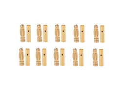 Conectores Banana Metálicos Macho A Hembra De 3 Mm Para Modelos De Automóviles, Aviones E Instrumentos De Medición.