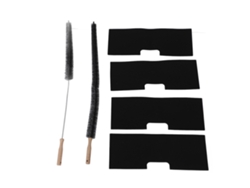 4 Filtros De Felpa Lavables Y Secables Con 2 Cepillos De Viento Lavables Y Reutilizables Para Wh01x35719