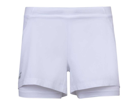 Pantalones para Mujer BABOLAT Exercise Blanco para Tenis (L)