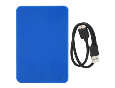 HURRISE Memoria Portátil Disco Duro Externo Hdd Usb 3.0 Plug And Play Disco Duro Móvil para Varios Dispositivos Azul 500 Gb
