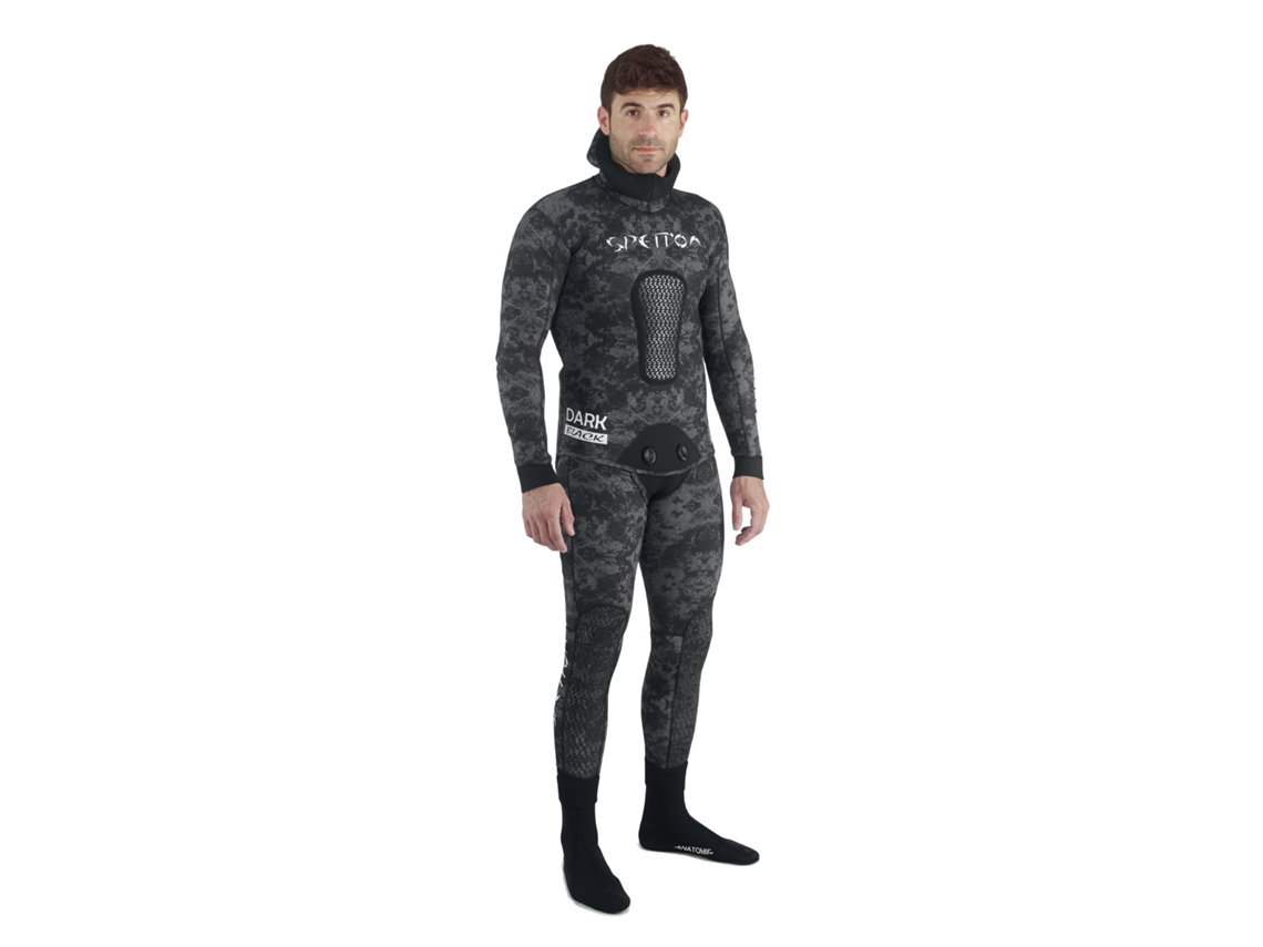 Traje Spetton Fusion de 5 mm negro oscuro